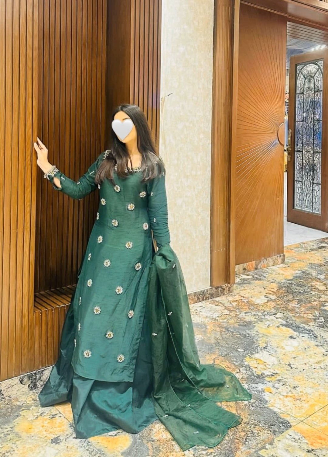 Customer wearing Stitch by Seema outfit