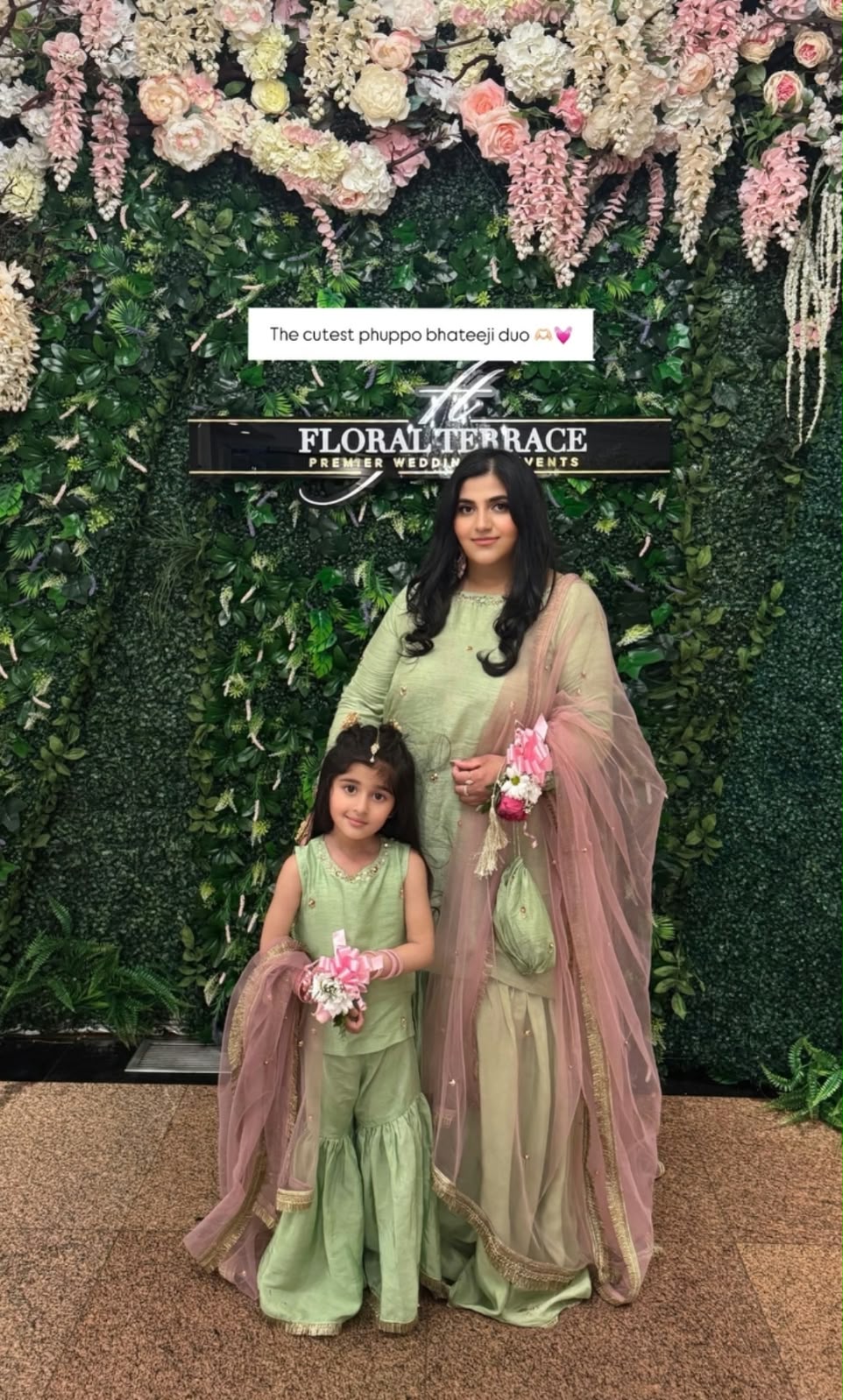 Customer wearing Stitch by Seema outfit